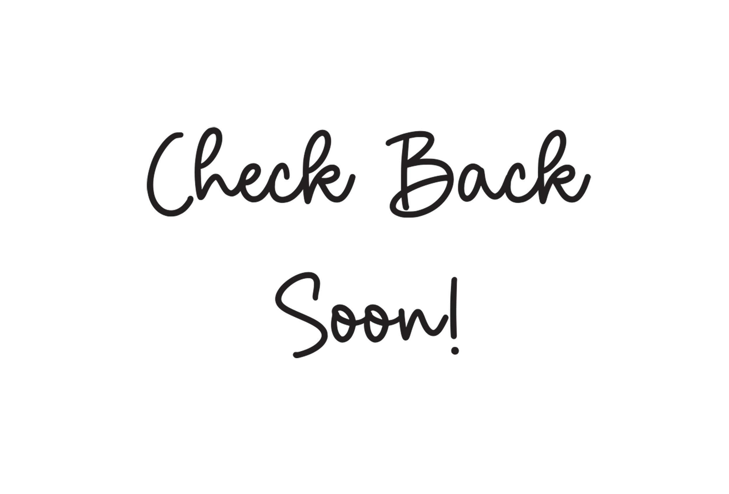 check back soon